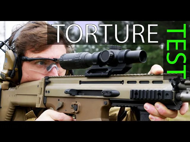 budget optic torture test (primary arms raptor 1-6x